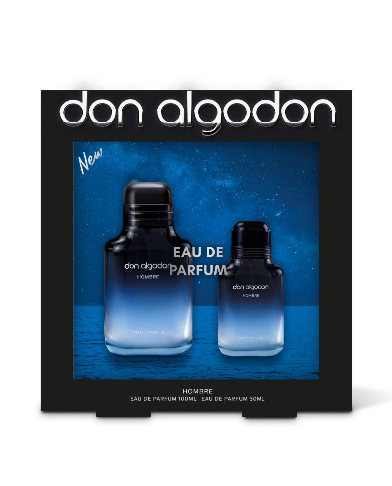 Set eau d perfume 100ml + 30ml Don Algodón hombre (nuevo)