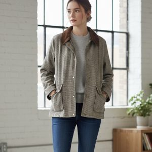 Chaqueta Tipo Barbour de Mujer