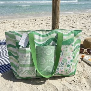 Bolso playa/piscina verde