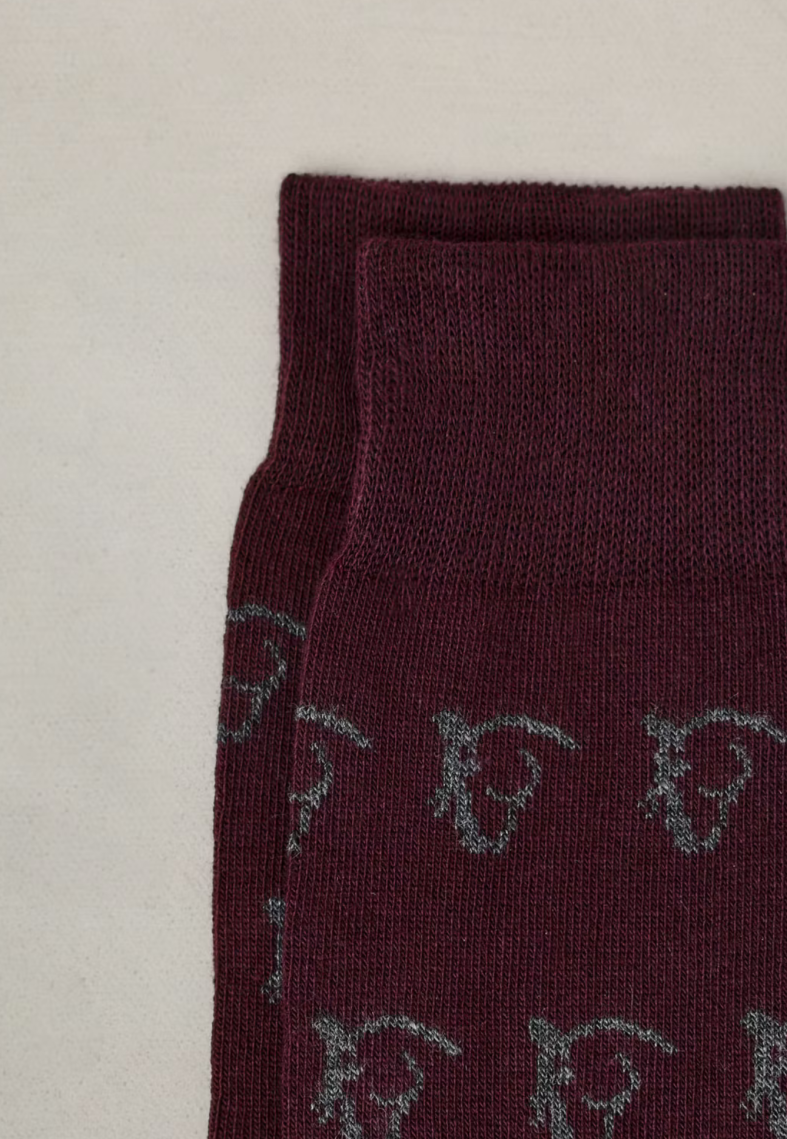 PACK 3 CALCETINES EQUESTRIAN | TINTO - Imagen 4